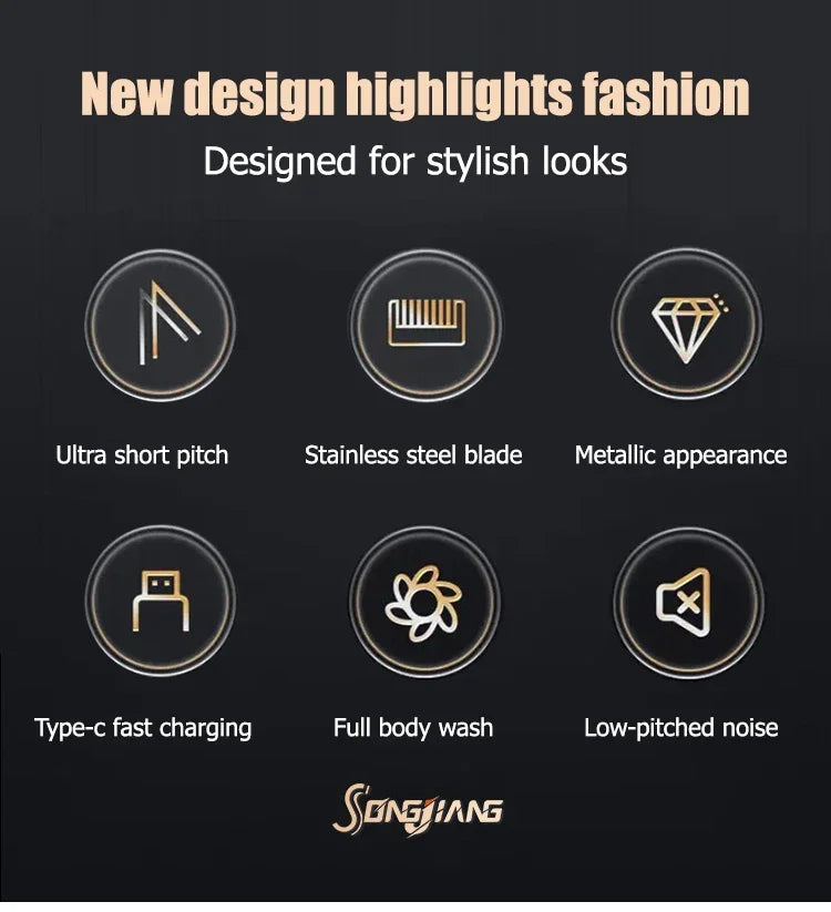 Electric Hair Cutting Machine Vintage T9 Clipper