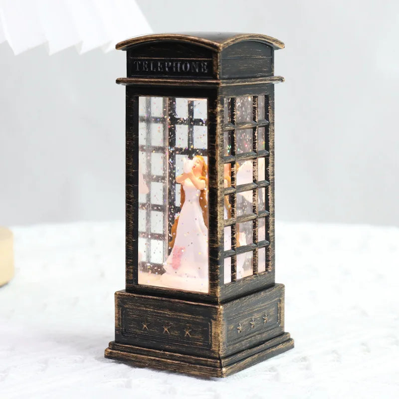 Christmas Crystal Santa Claus Lights