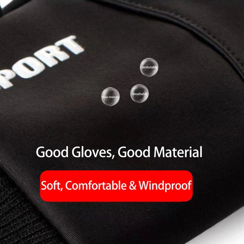 Black Sports Gloves
