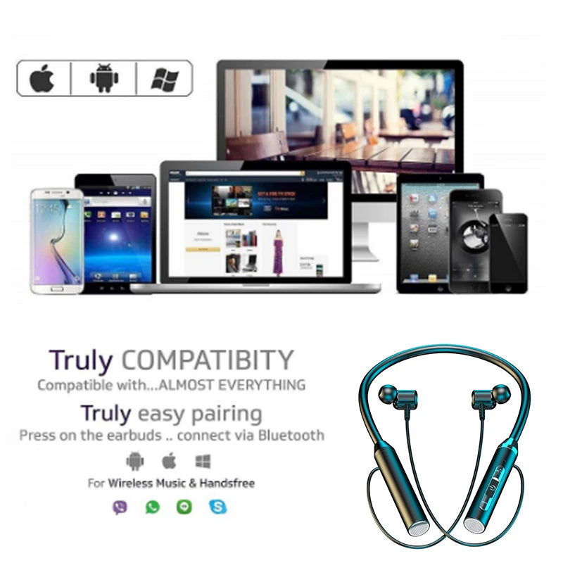 Wireless Bluetooth Earphones Neckband