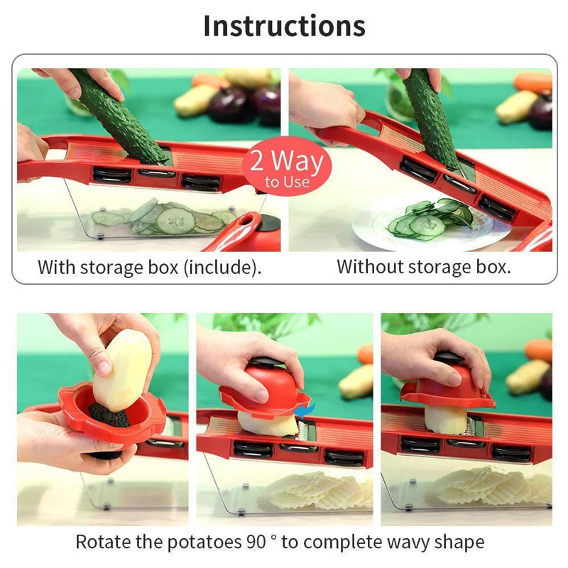 Vegetable Chopper Multifunctional Grater