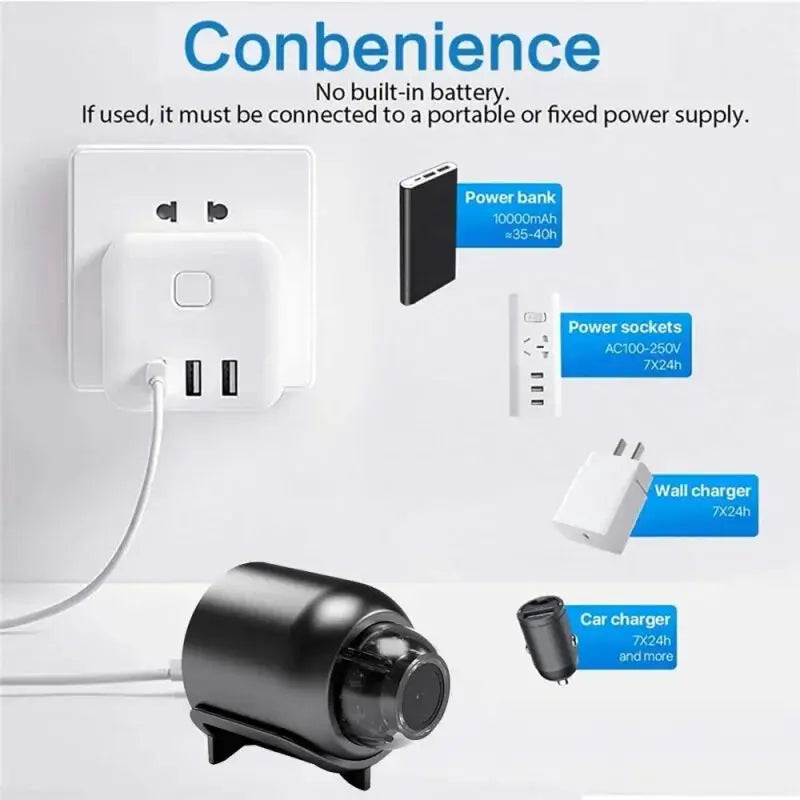 X5Mini Night Vision 1080P Wireless Surveillance Camera
