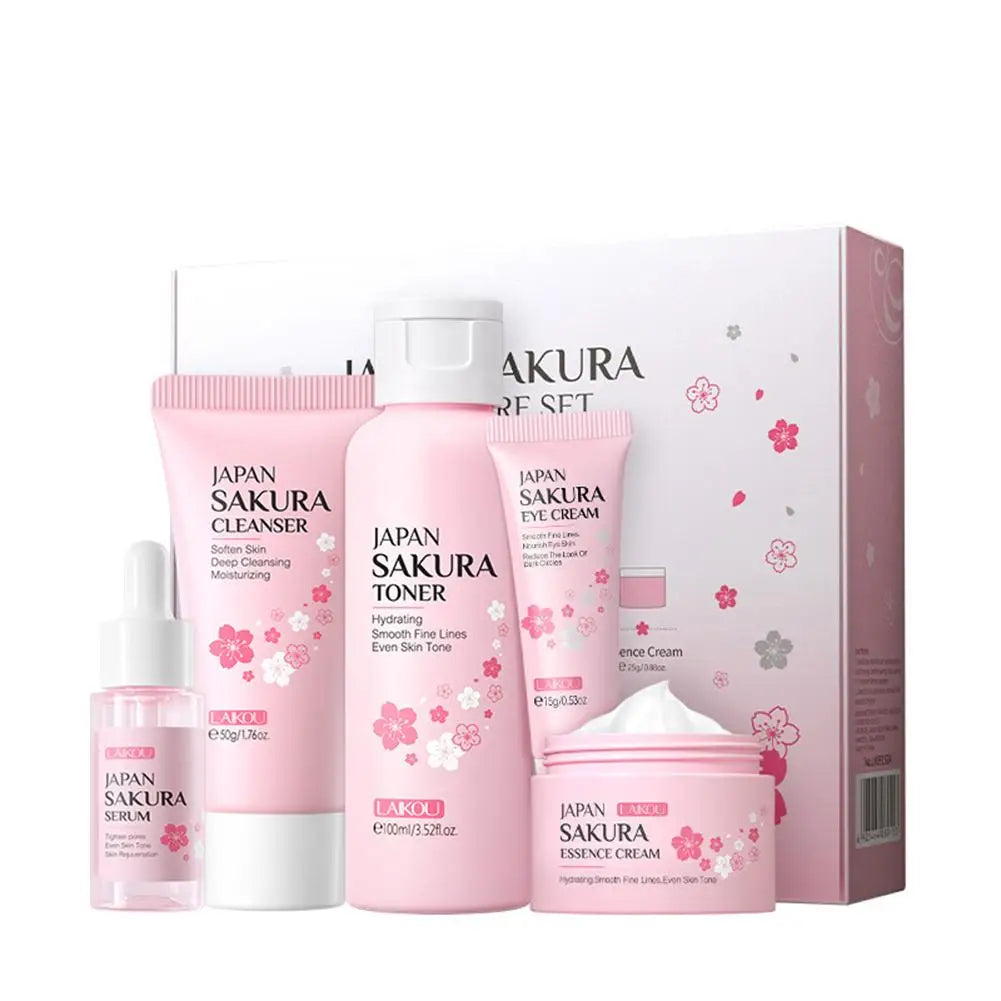 5/3pcs/Set Sakura Skin Care Sets