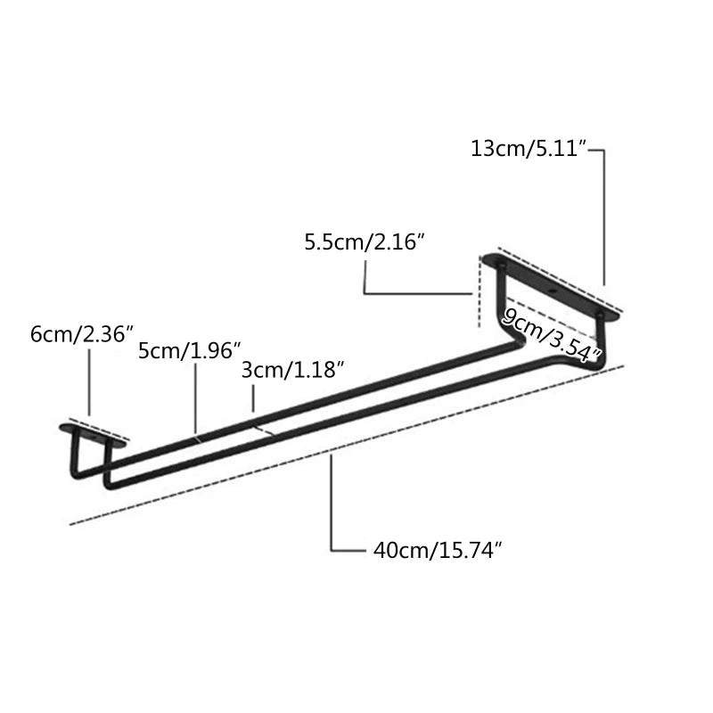 NICEFurniture Iron Wine Rack