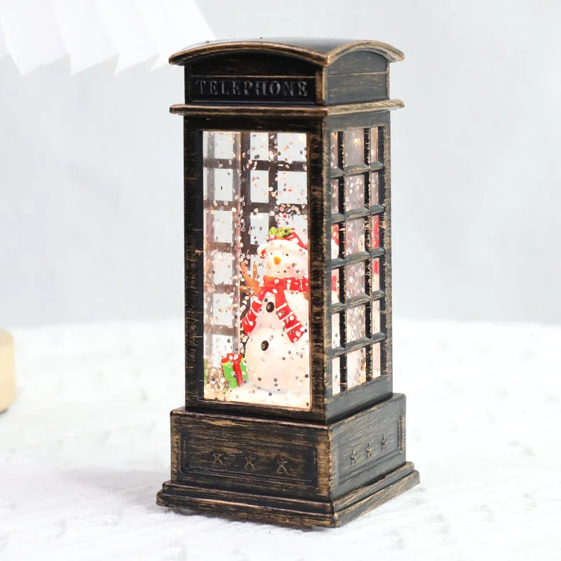 Christmas Crystal Santa Claus Lights