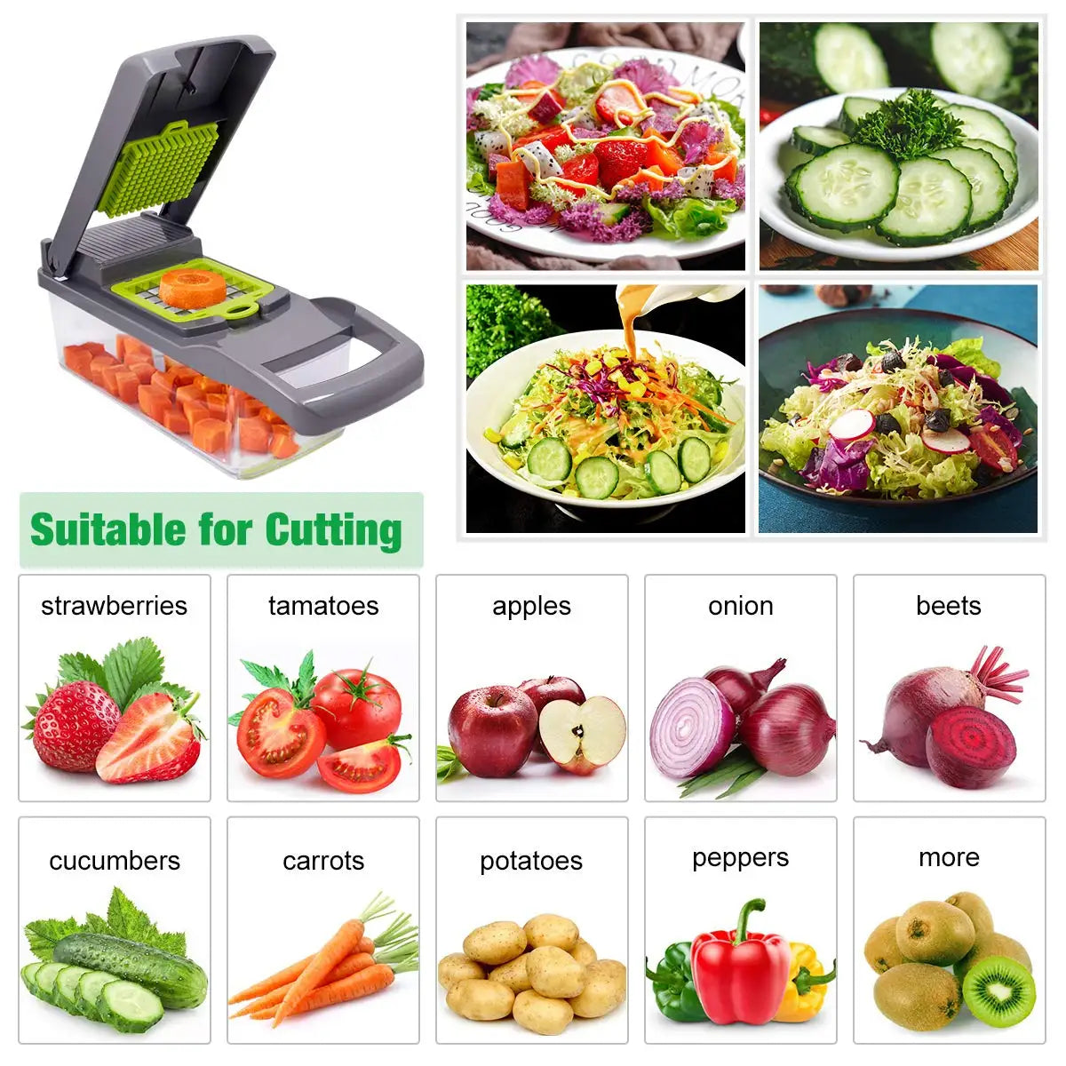 Vegetable Chopper Multifunctional Grater