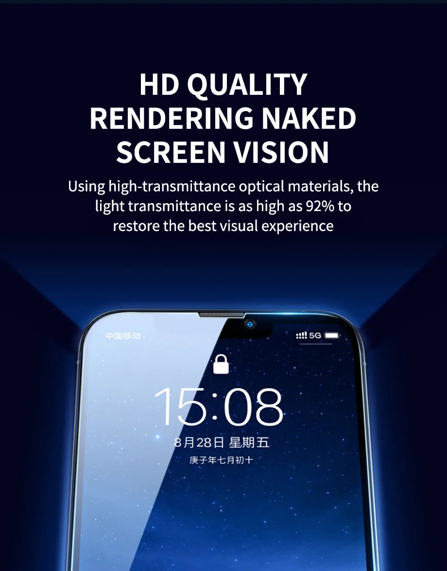 3Pcs Tempered Glass for iPhones