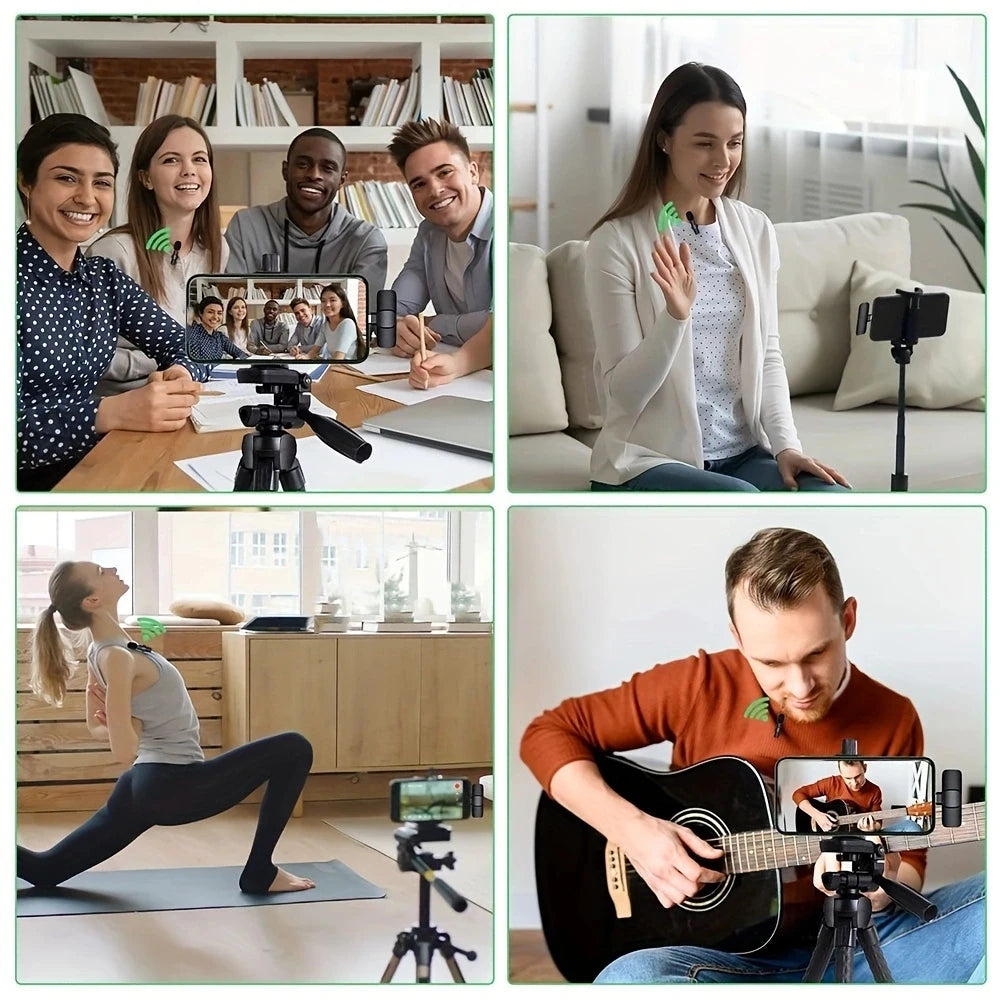 K60 NEW Wireless Lavalier Microphone