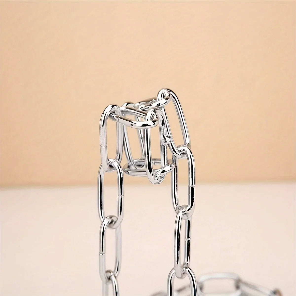 Iron Chain Wine Bottle Holder