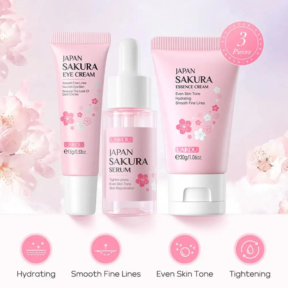 5/3pcs/Set Sakura Skin Care Sets