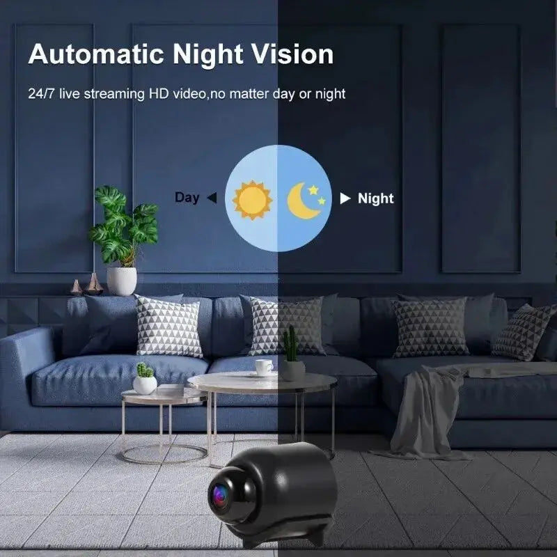 X5Mini Night Vision 1080P Wireless Surveillance Camera