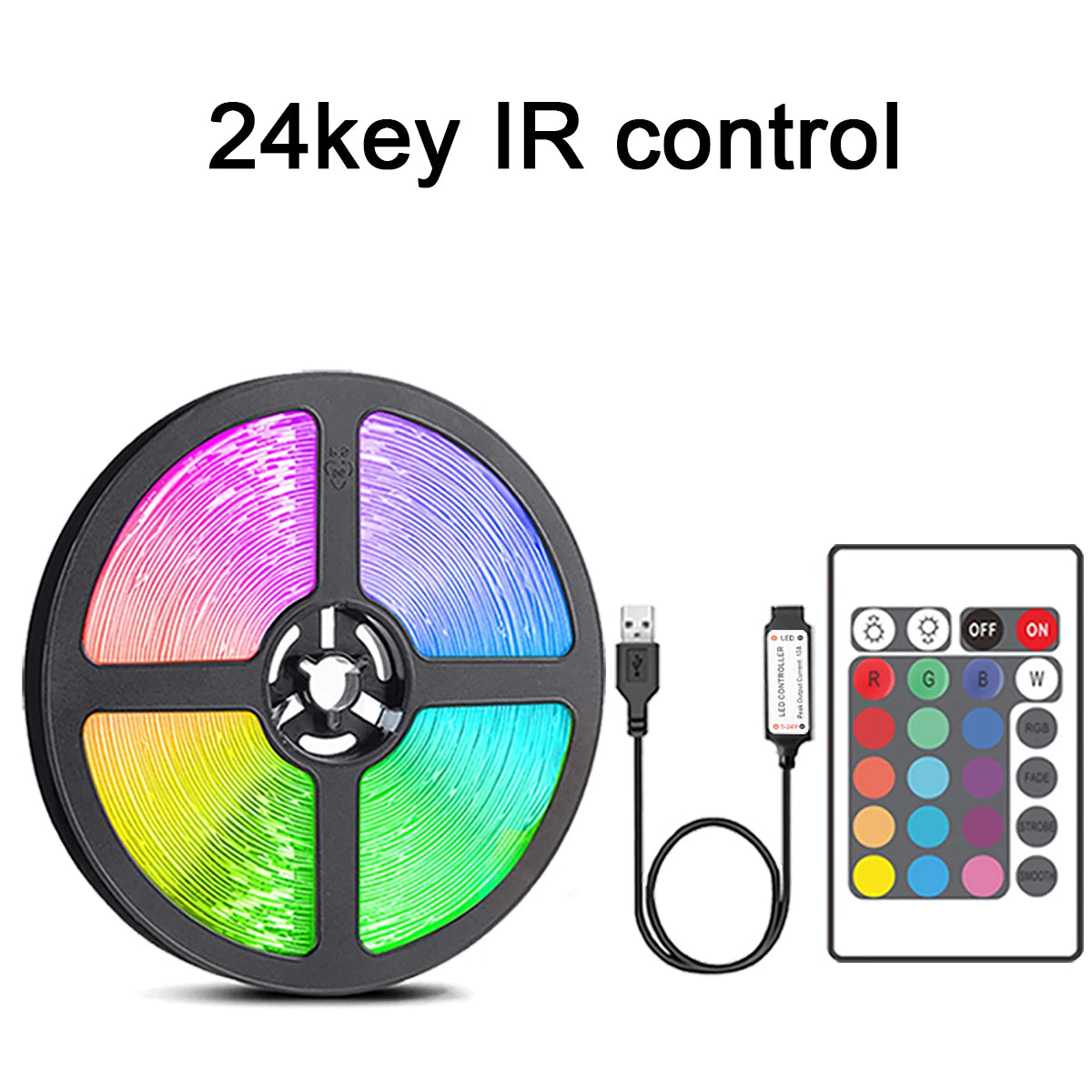 Led Strip Lights with 44 Key Remote Control