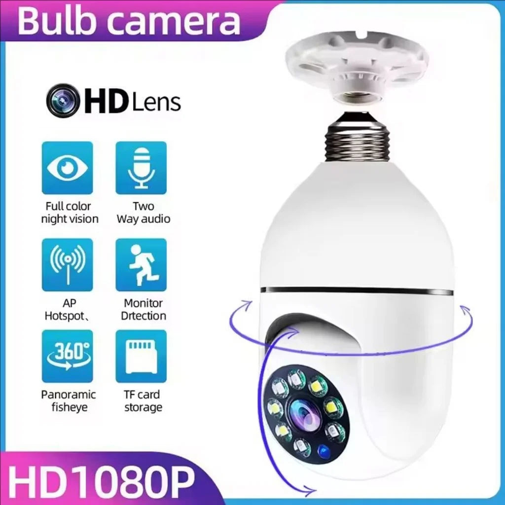 Bulb E27 Surveillance Camera