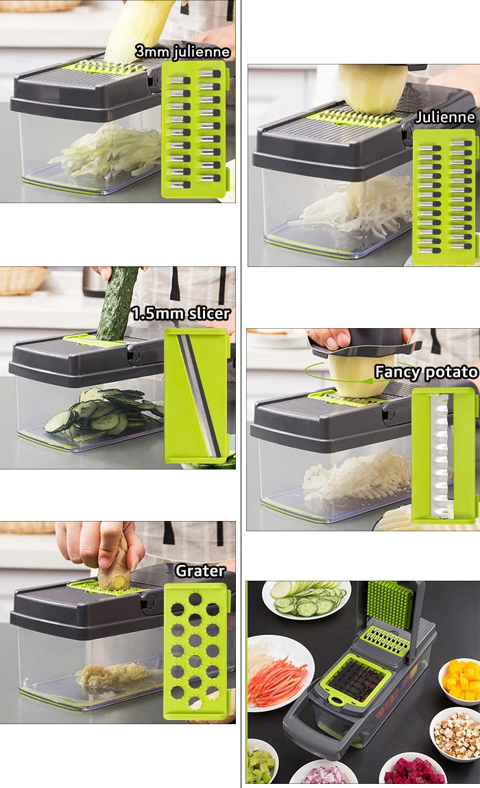 Vegetable Chopper Multifunctional Grater