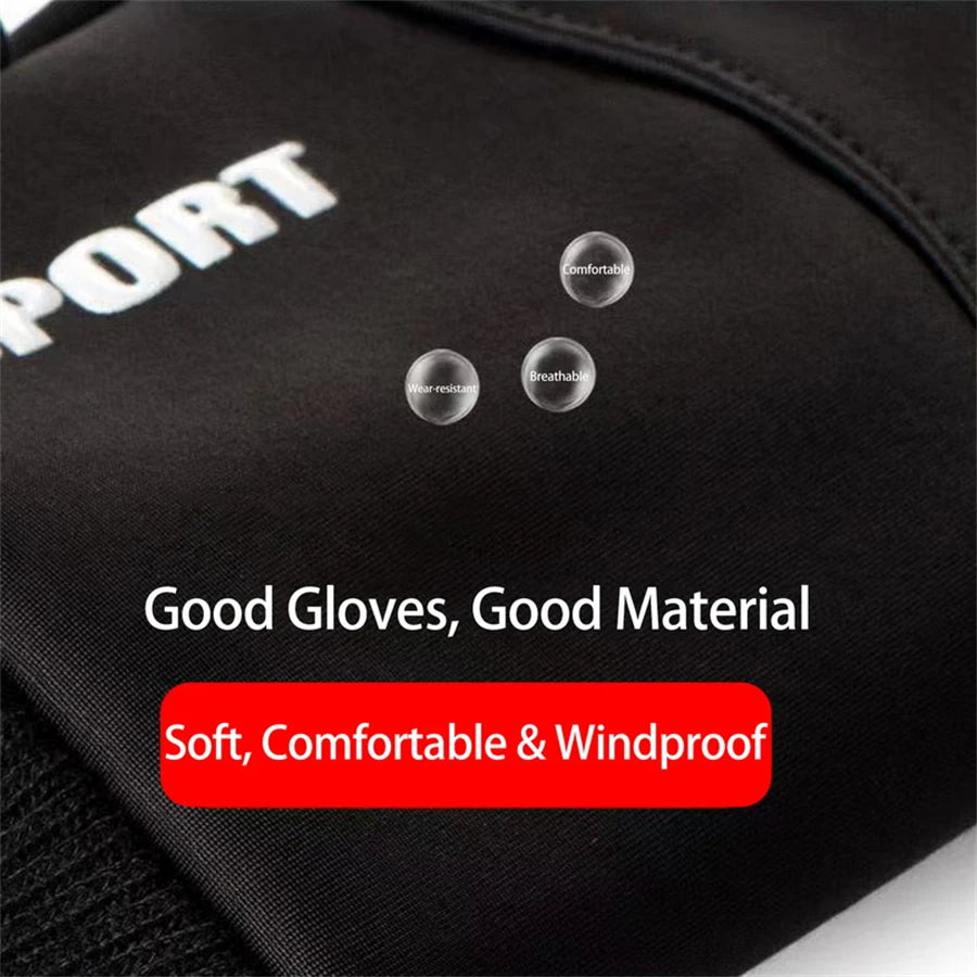 Black Sports Gloves
