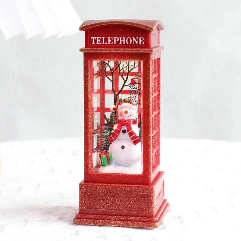 Christmas Crystal Santa Claus Lights