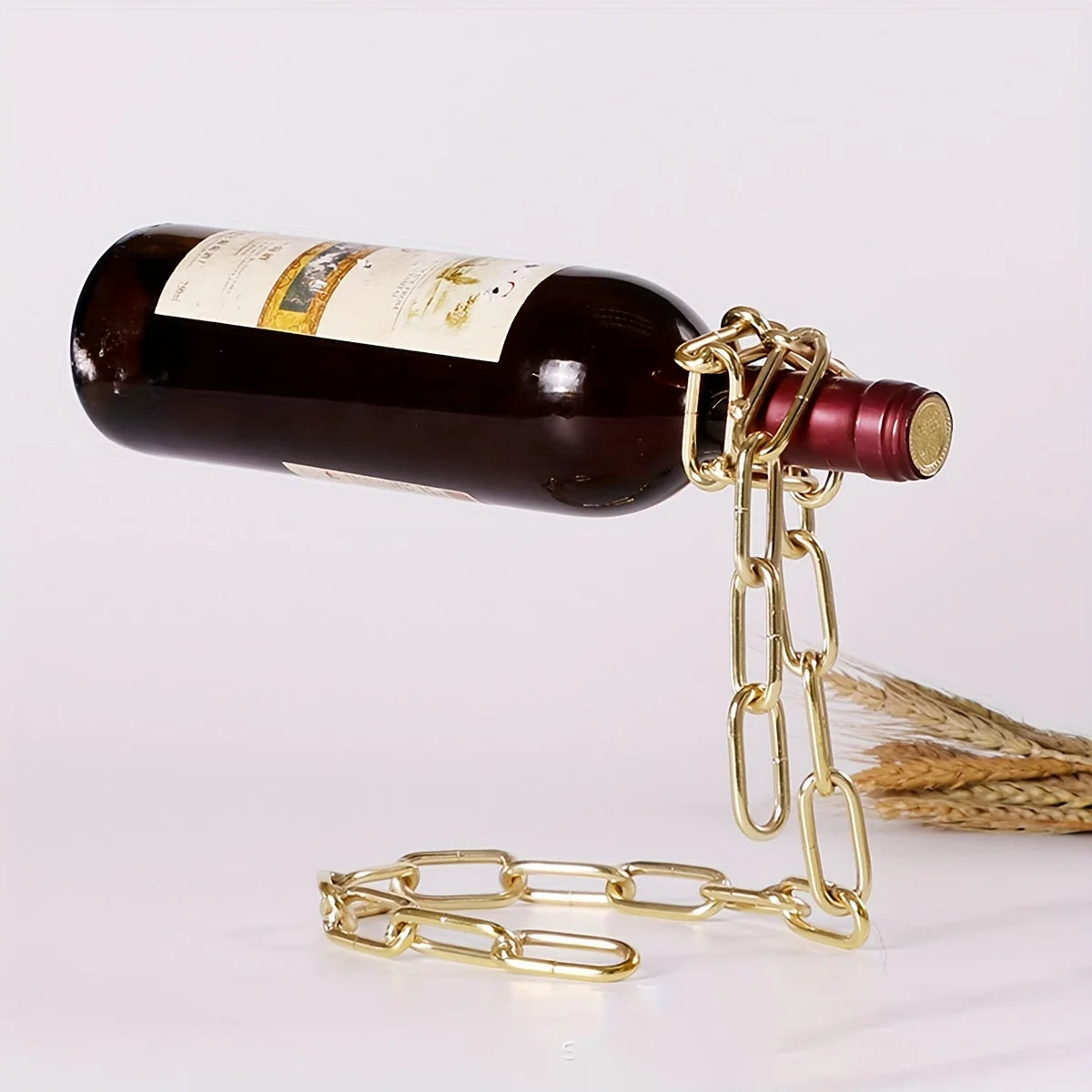 Iron Chain Wine Bottle Holder