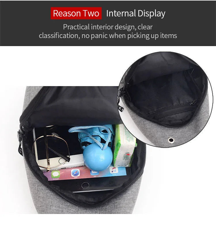 Men's Waterproof Large Capacity Fanny Pack