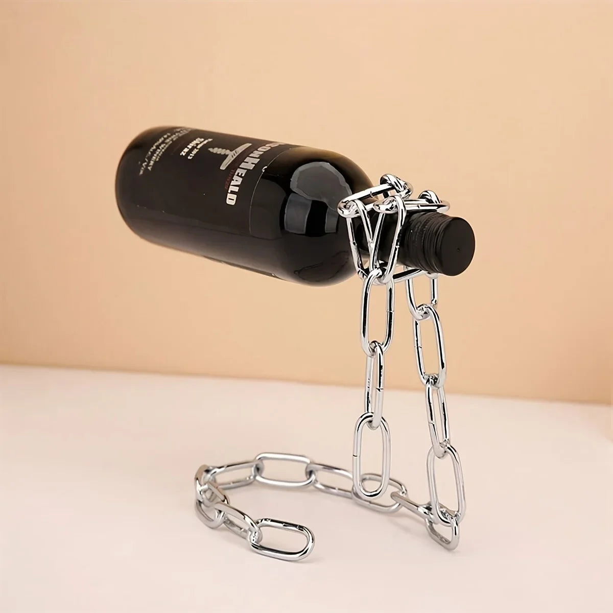 Iron Chain Wine Bottle Holder